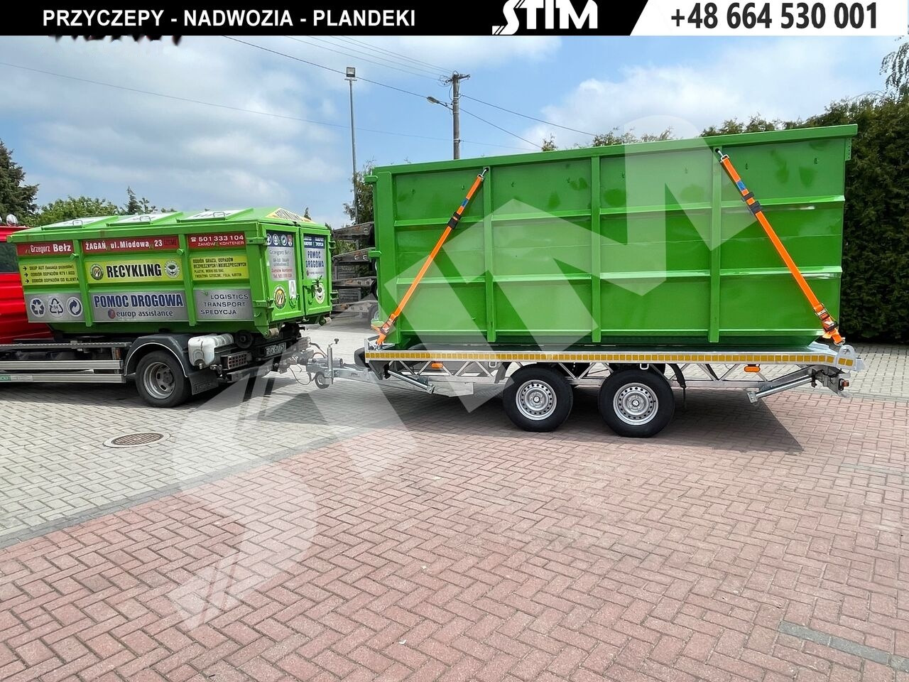 Stim S22-35/4323KP-15 Platforma do przeowzu kontenerów typu KP - Dropside/ Flatbed trailer: picture 4 Stim S22-35/4323KP-15 Platforma do przeowzu kontenerów typu KP - Dropside/ Flatbed trailer: picture 4
