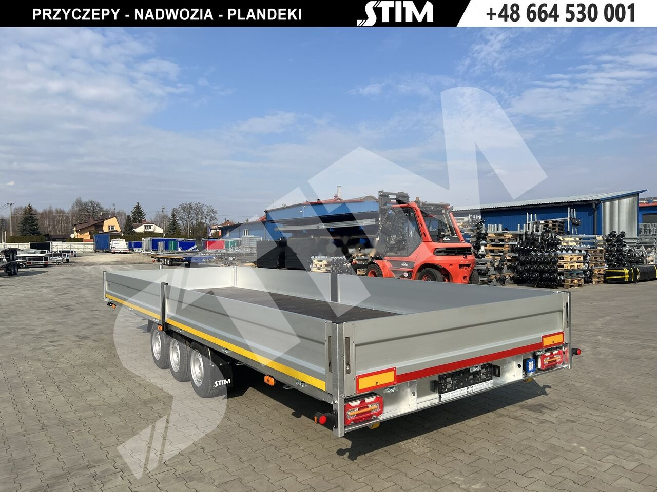 Stim S23/BR/35-6222 - Dropside/ Flatbed trailer: picture 3 Stim S23/BR/35-6222 - Dropside/ Flatbed trailer: picture 3