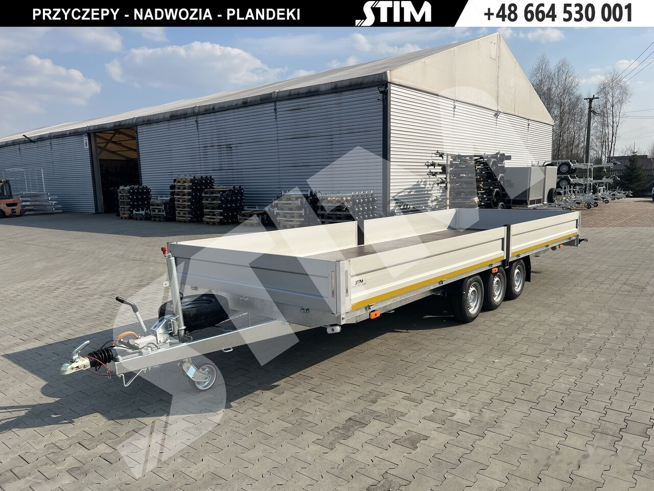 Stim S23/BR/35-6222 - Dropside/ Flatbed trailer: picture 1 Stim S23/BR/35-6222 - Dropside/ Flatbed trailer: picture 1