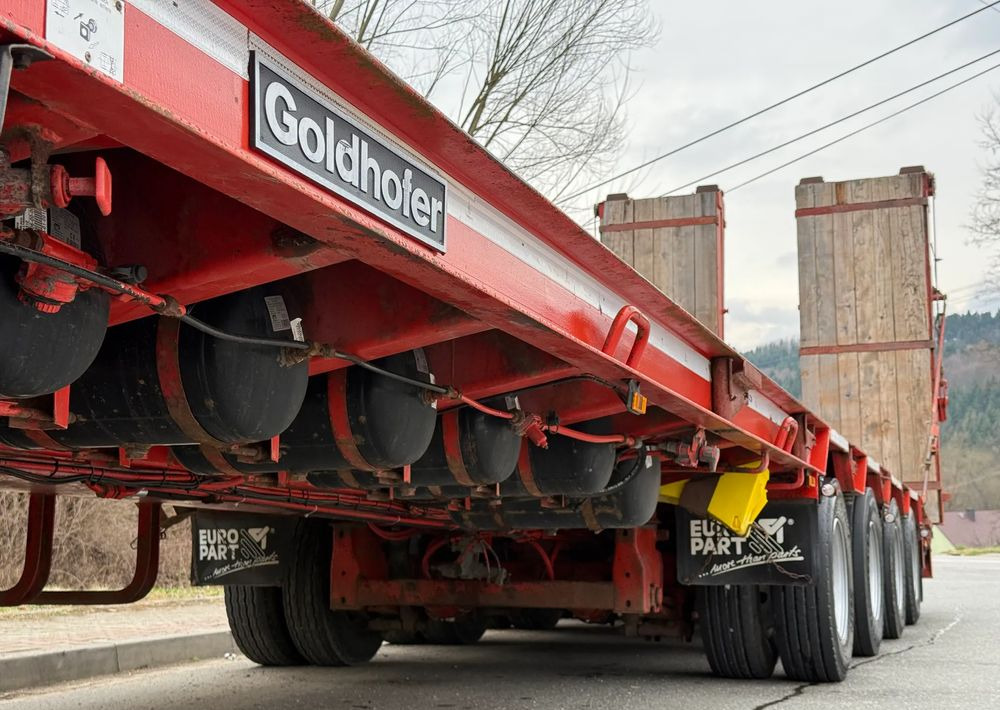 Low loader semi-trailer Goldhofer Naczepa Niskopodłogowa Goldhofer * 4 Osie * Bardzo Dobry Stan *Niskopodwozie: picture 7