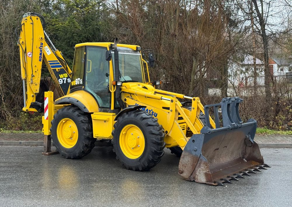 Komatsu * Koparko Ładowarka * Komatsu WB 97 S Utility * - Backhoe loader: picture 2 Komatsu * Koparko Ładowarka * Komatsu WB 97 S Utility * - Backhoe loader: picture 2