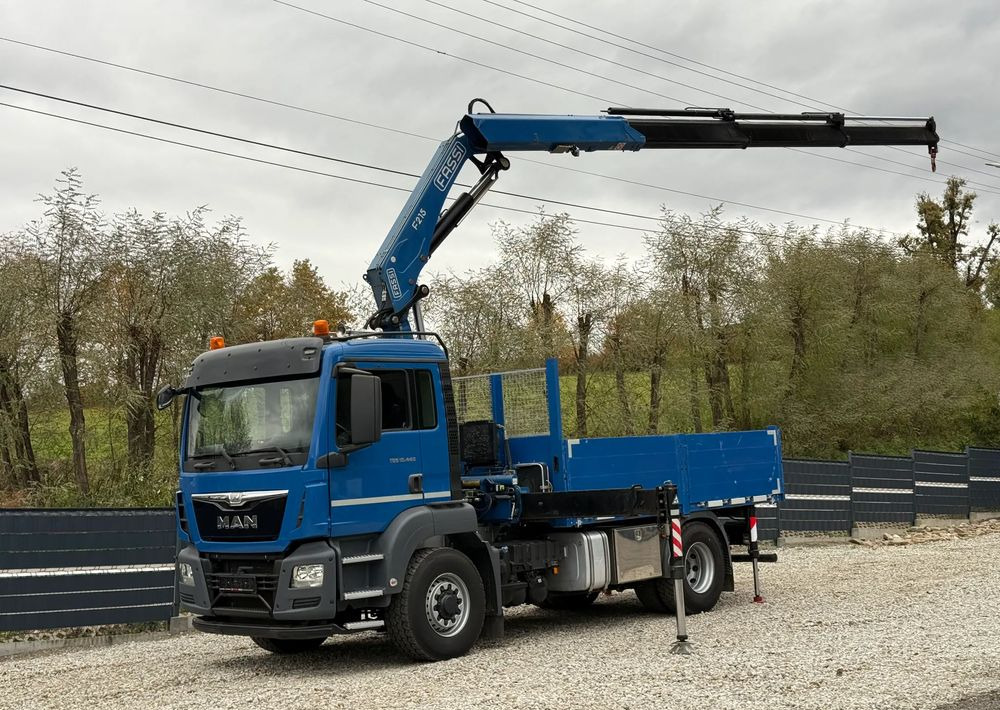 MAN * MAN 18.440 TGS * 4x4 * HDS Fassi F215 * Sprowadzony * 95 000 KM ! * Stan Jak Nowy - Dropside/ Flatbed truck, Crane truck: picture 1 MAN * MAN 18.440 TGS * 4x4 * HDS Fassi F215 * Sprowadzony * 95 000 KM ! * Stan Jak Nowy - Dropside/ Flatbed truck, Crane truck: picture 1