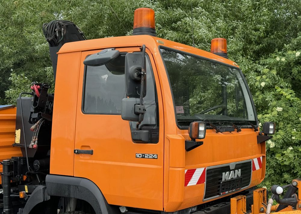 Tipper MAN * MAN LE 10.220 *Kiper Wywrotka * 4x4 * Pług Piaskarka * Zimowe Utrzymanie * Sprowadzony * HDS MKG *: picture 20
