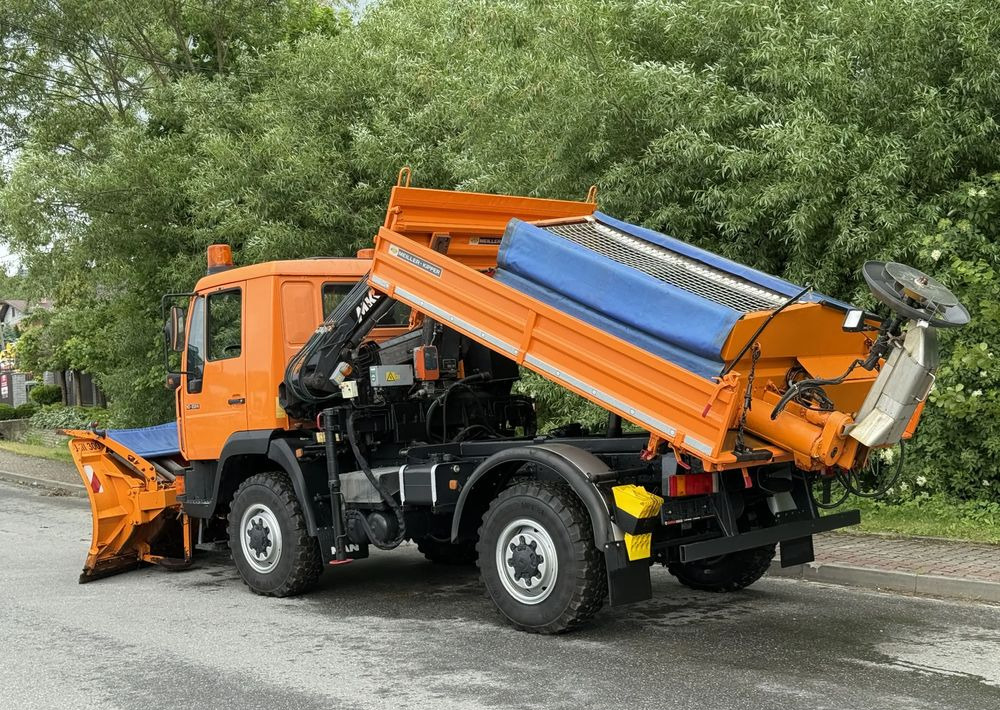Tipper MAN * MAN LE 10.220 *Kiper Wywrotka * 4x4 * Pług Piaskarka * Zimowe Utrzymanie * Sprowadzony * HDS MKG *: picture 9