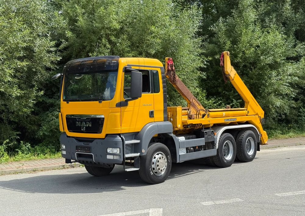 MAN * Sprowadzony * MAN TGS * 6x4 * Bramowiec * Bardzo Dobry Stan * Meiller Kiper * - Skip loader truck: picture 1 MAN * Sprowadzony * MAN TGS * 6x4 * Bramowiec * Bardzo Dobry Stan * Meiller Kiper * - Skip loader truck: picture 1