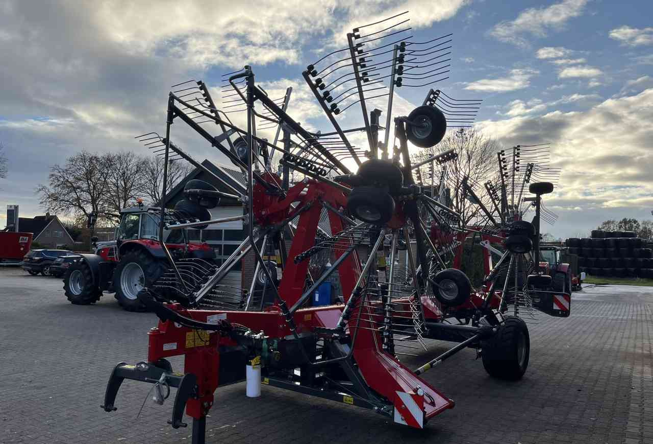 Tedder/ Rake Massey Ferguson RK 1254 TRC Gen 2 zwadhark weidebouwmachines: picture 6