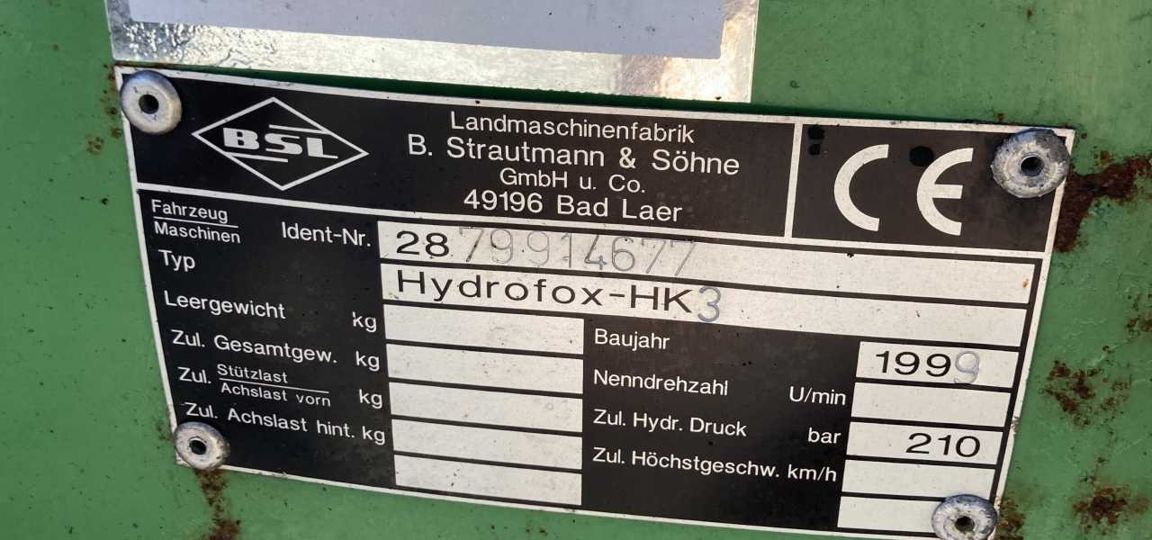 Strautmann Hydrofox HK3 kuilsnijder kuilvoersnijder U snijder voermachines - Silage equipment: picture 5 Strautmann Hydrofox HK3 kuilsnijder kuilvoersnijder U snijder voermachines - Silage equipment: picture 5