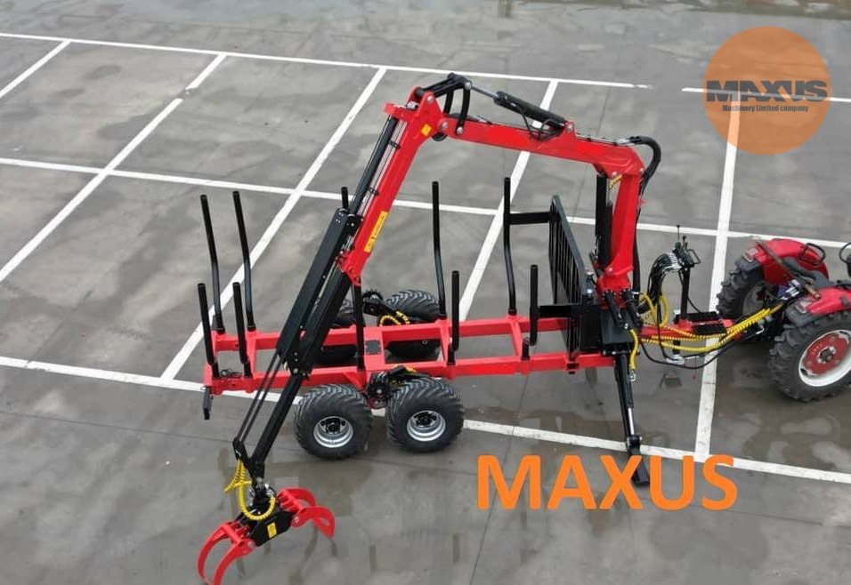 Maxus MAXUS 1400 Forstanhänger + Kran 780 - Timber transport: picture 3 Maxus MAXUS 1400 Forstanhänger + Kran 780 - Timber transport: picture 3