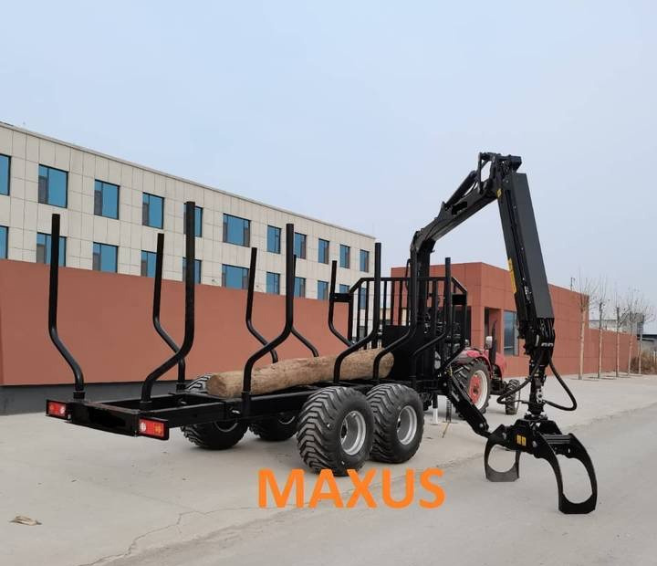 Remorca forestieră MAXUS 1400 + Macara 780 - Timber transport: picture 5 Remorca forestieră MAXUS 1400 + Macara 780 - Timber transport: picture 5