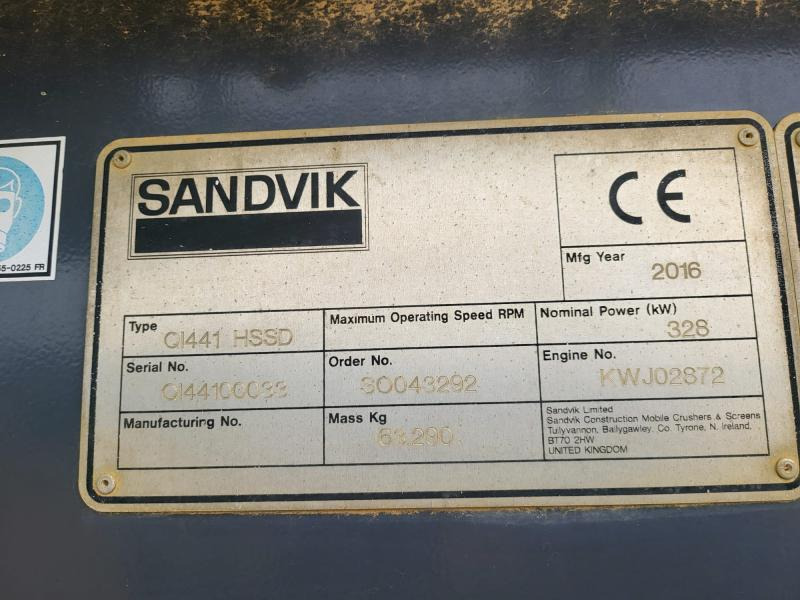 Impact crusher Sandvik QI441 HSSD + Screener: picture 25 Impact crusher Sandvik QI441 HSSD + Screener: picture 25