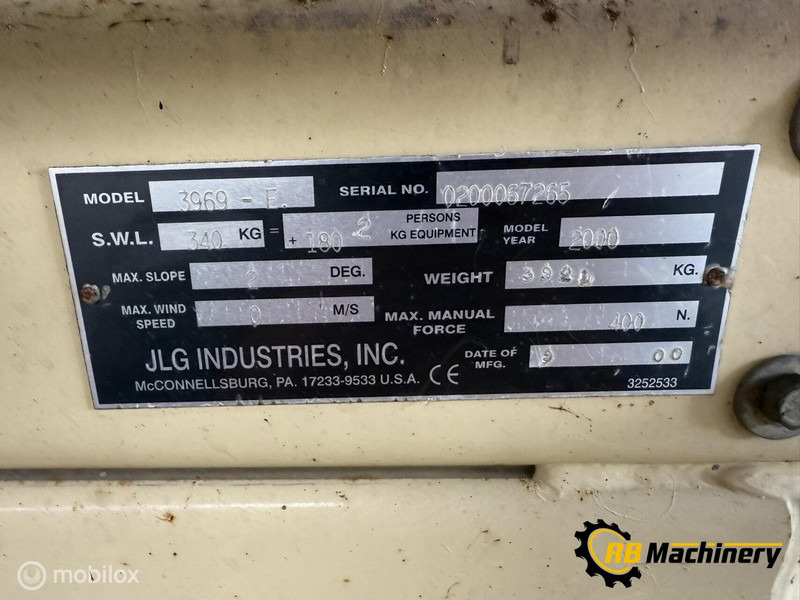 Onbekend merken JLG 3969 - Forklift: picture 4 Onbekend merken JLG 3969 - Forklift: picture 4
