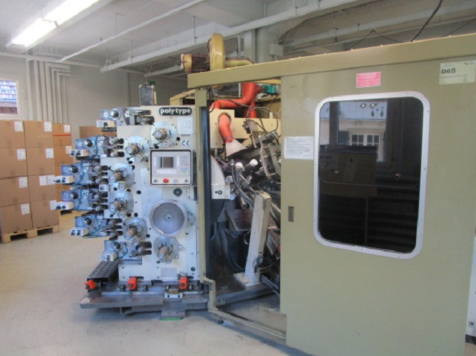 BECHERDRUCKMASCHINE POLYTYPE BDM65 - Printing machinery: picture 1 BECHERDRUCKMASCHINE POLYTYPE BDM65 - Printing machinery: picture 1