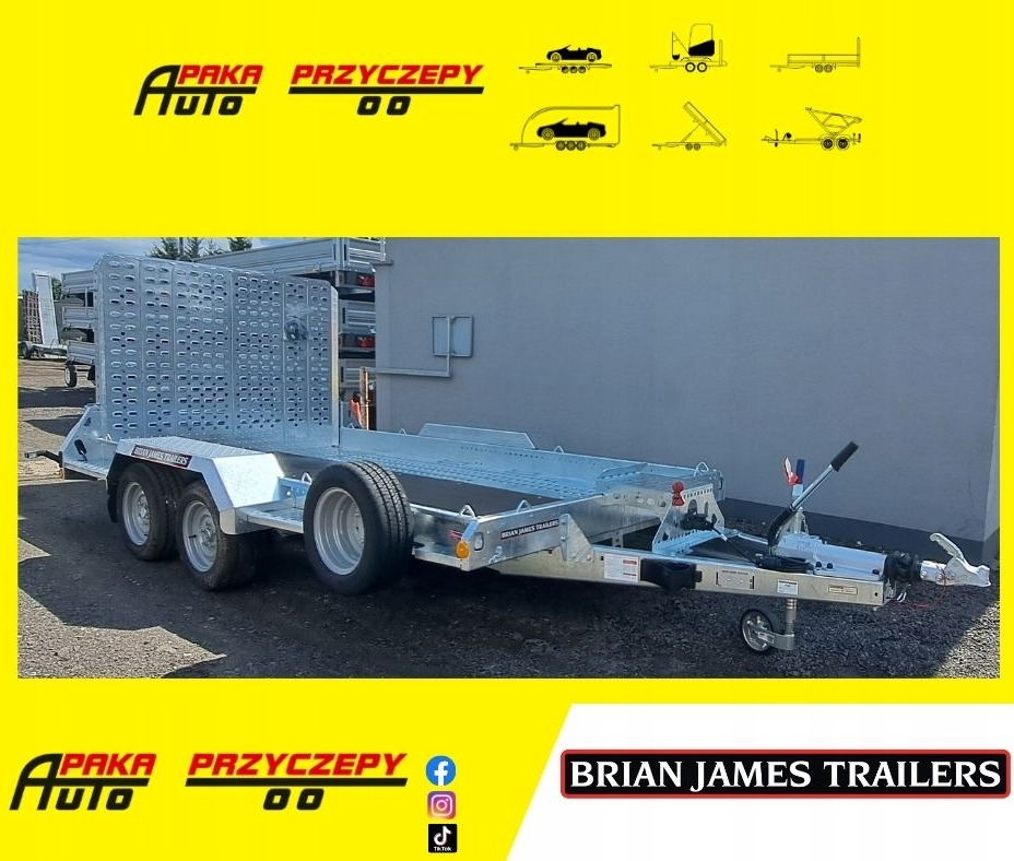 PRZYCZEPA Z RAMPĄ POD KOPARKĘ DO MINIKOPARKI 3500 / TRAILER WITH RAMPS FOR EXCAVATOR MINI EXCAVATOR 3500 - Plant trailer: picture 1 PRZYCZEPA Z RAMPĄ POD KOPARKĘ DO MINIKOPARKI 3500 / TRAILER WITH RAMPS FOR EXCAVATOR MINI EXCAVATOR 3500 - Plant trailer: picture 1