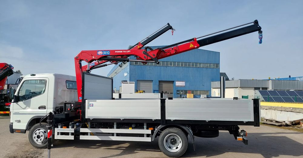 Mitsubishi FUSO 7C18 CANTER; Żuraw HDS; HMF 810-K1 - Dropside/ Flatbed truck, Crane truck: picture 1 Mitsubishi FUSO 7C18 CANTER; Żuraw HDS; HMF 810-K1 - Dropside/ Flatbed truck, Crane truck: picture 1