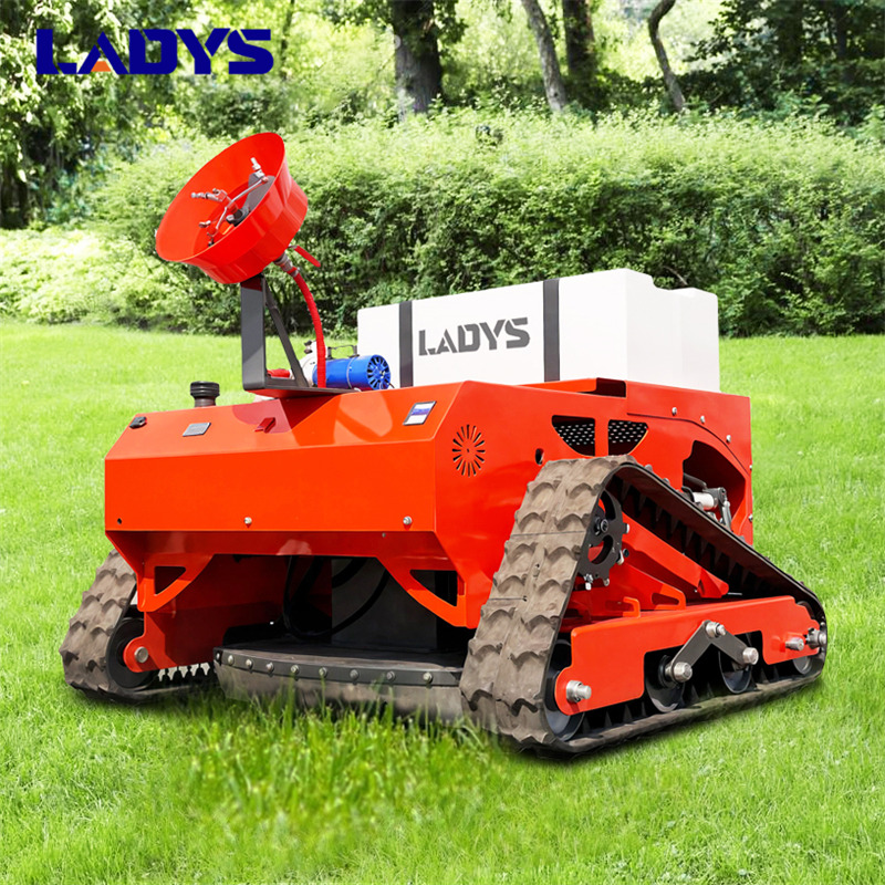 LADYS LD1000 Multi-function remote control lawn mower Track crawler gasoline gas All-terrain Agricultural Sprayers Pesticide spraying lawn mower for sale - Garden mower: picture 1 LADYS LD1000 Multi-function remote control lawn mower Track crawler gasoline gas All-terrain Agricultural Sprayers Pesticide spraying lawn mower for sale - Garden mower: picture 1