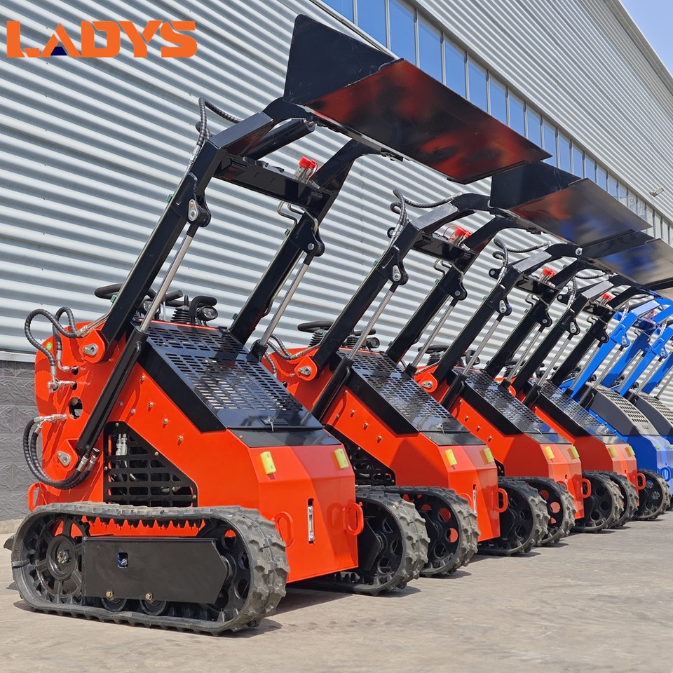 LADYS Free Shipping Mini Skid Steer Loader Compact Track Electric/Diesel Chinese Mini Skid Steer Loader For Sale With Mini Skid Steer Attachments 4 In 1 Bucket - Skid steer loader: picture 1 LADYS Free Shipping Mini Skid Steer Loader Compact Track Electric/Diesel Chinese Mini Skid Steer Loader For Sale With Mini Skid Steer Attachments 4 In 1 Bucket - Skid steer loader: picture 1