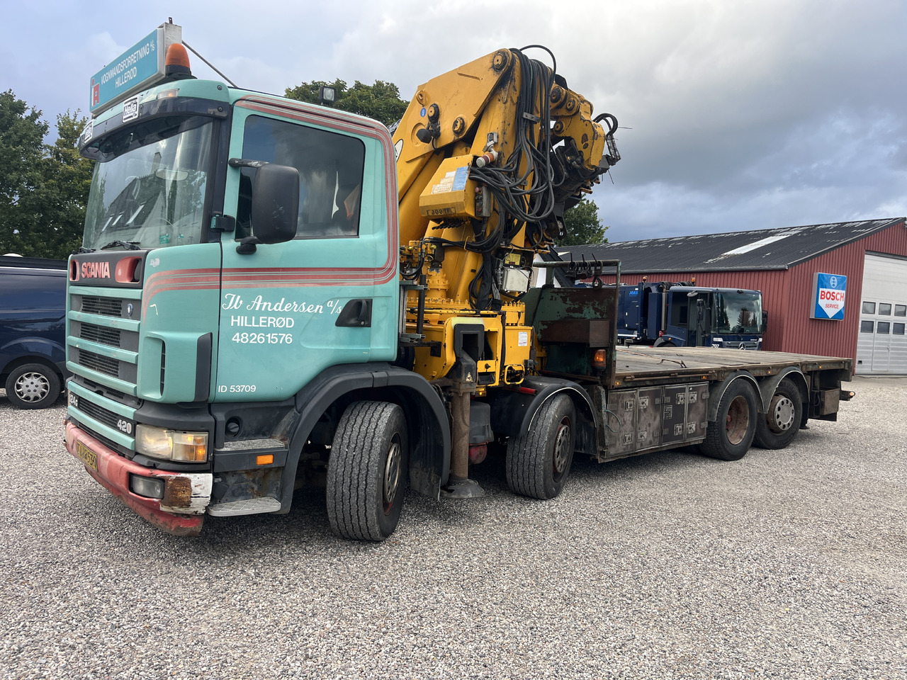 Scania G 124 - Crane truck: picture 2 Scania G 124 - Crane truck: picture 2