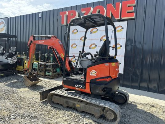 Kubota U27-4 à 20500 € HT - Mini excavator: picture 2 Kubota U27-4 à 20500 € HT - Mini excavator: picture 2