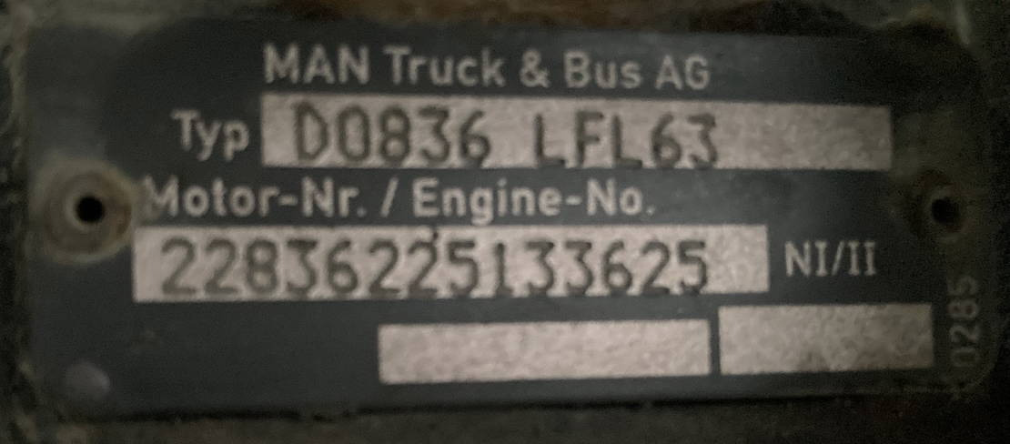 MAN Motor MAN TGM D0836 Euro 5 0836 LFL63 TGL - Engine for Truck: picture 4 MAN Motor MAN TGM D0836 Euro 5 0836 LFL63 TGL - Engine for Truck: picture 4