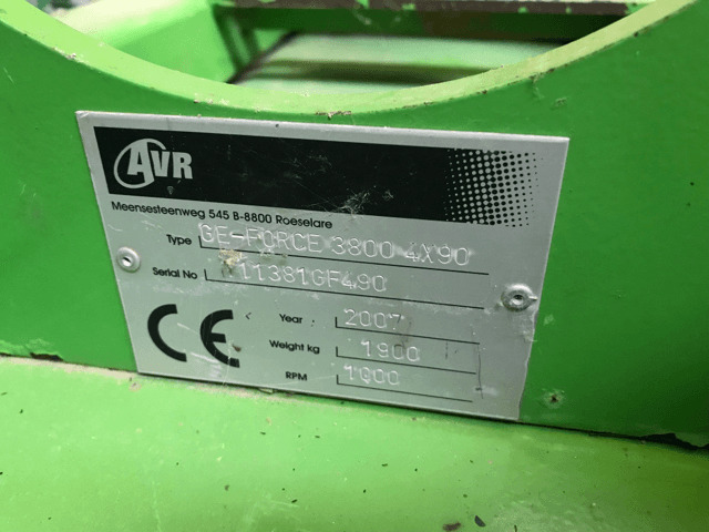 AVR GE FORCE 3800 - Potato equipment: picture 4 AVR GE FORCE 3800 - Potato equipment: picture 4