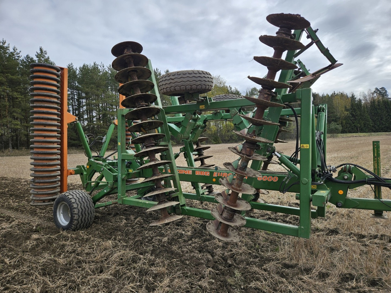 Lautasmuokkain Amazone BBG Eurodisc 6000 Hinattava ja taittuva, katso video! - Disc harrow: picture 4 Lautasmuokkain Amazone BBG Eurodisc 6000 Hinattava ja taittuva, katso video! - Disc harrow: picture 4