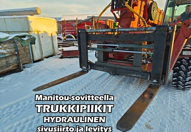 Trukkipiikit - hydraulinen sivusiirto ja levitys - VIDEO - Forks: picture 1 Trukkipiikit - hydraulinen sivusiirto ja levitys - VIDEO - Forks: picture 1