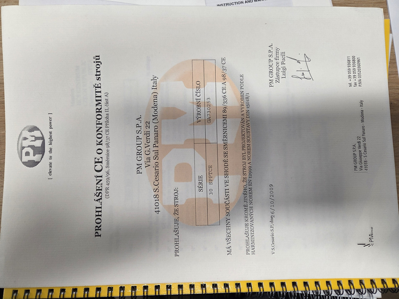 PM PM crane 30024 + cradio control - Truck mounted crane: picture 4 PM PM crane 30024 + cradio control - Truck mounted crane: picture 4