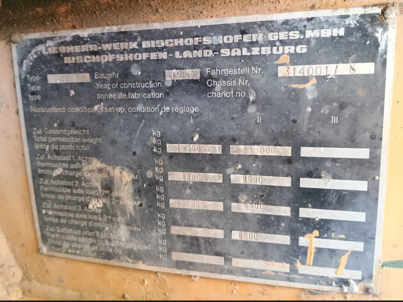 Liebherr 40K, 3x TS 30m HuH, perfect condition - Tower crane: picture 2 Liebherr 40K, 3x TS 30m HuH, perfect condition - Tower crane: picture 2