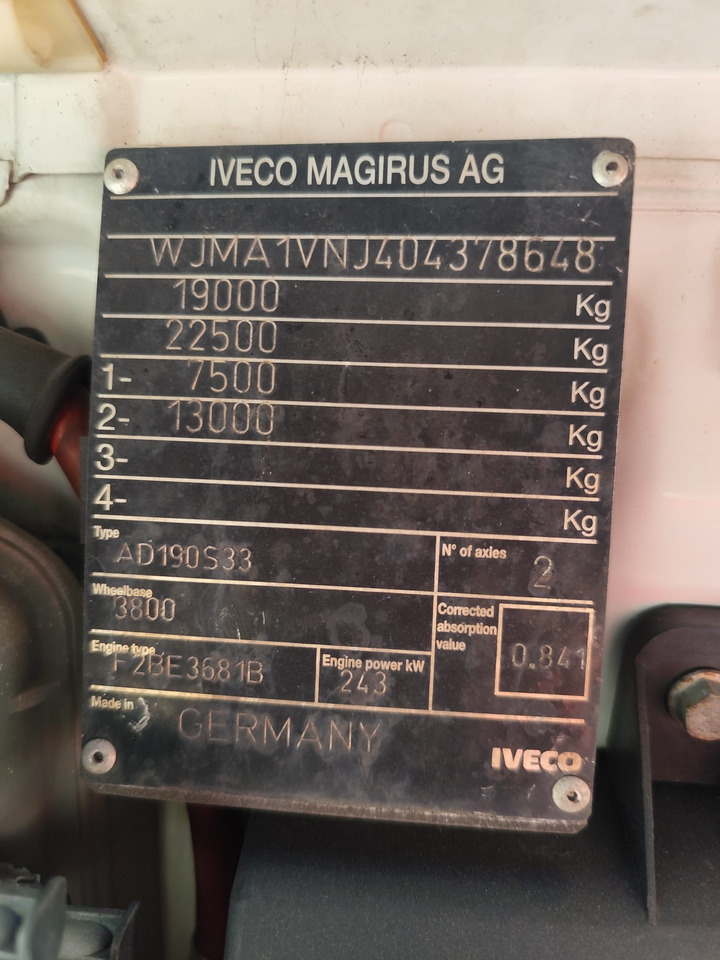 IVECO STRALIS CUBE 190S33 - Crane truck: picture 2 IVECO STRALIS CUBE 190S33 - Crane truck: picture 2