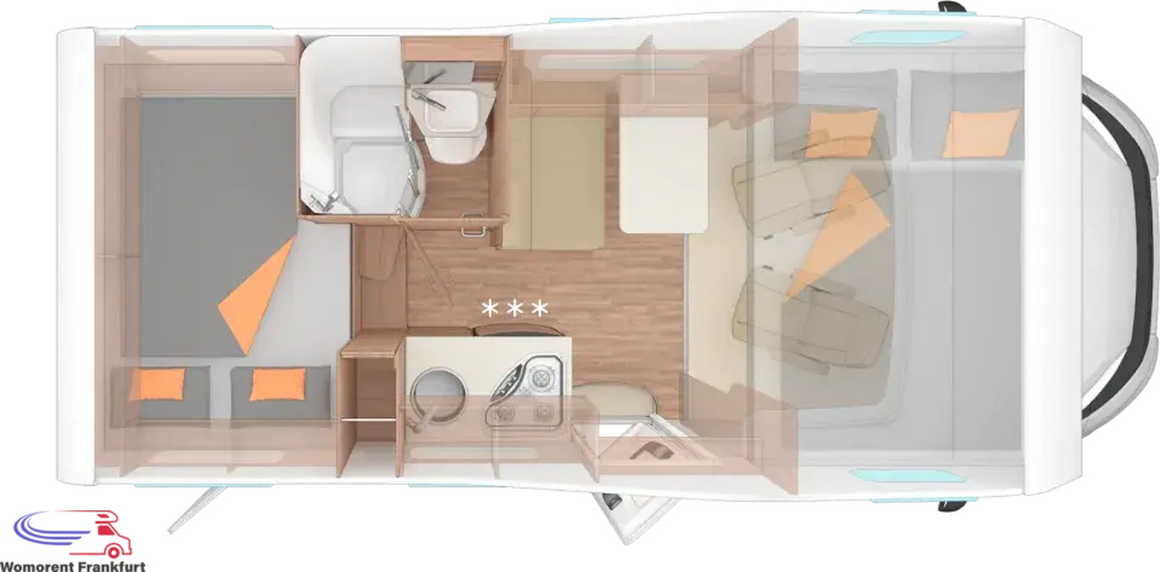Wohnmobil Weinsberg CaraHome 550 MG - Alcove motorhome: picture 3 Wohnmobil Weinsberg CaraHome 550 MG - Alcove motorhome: picture 3