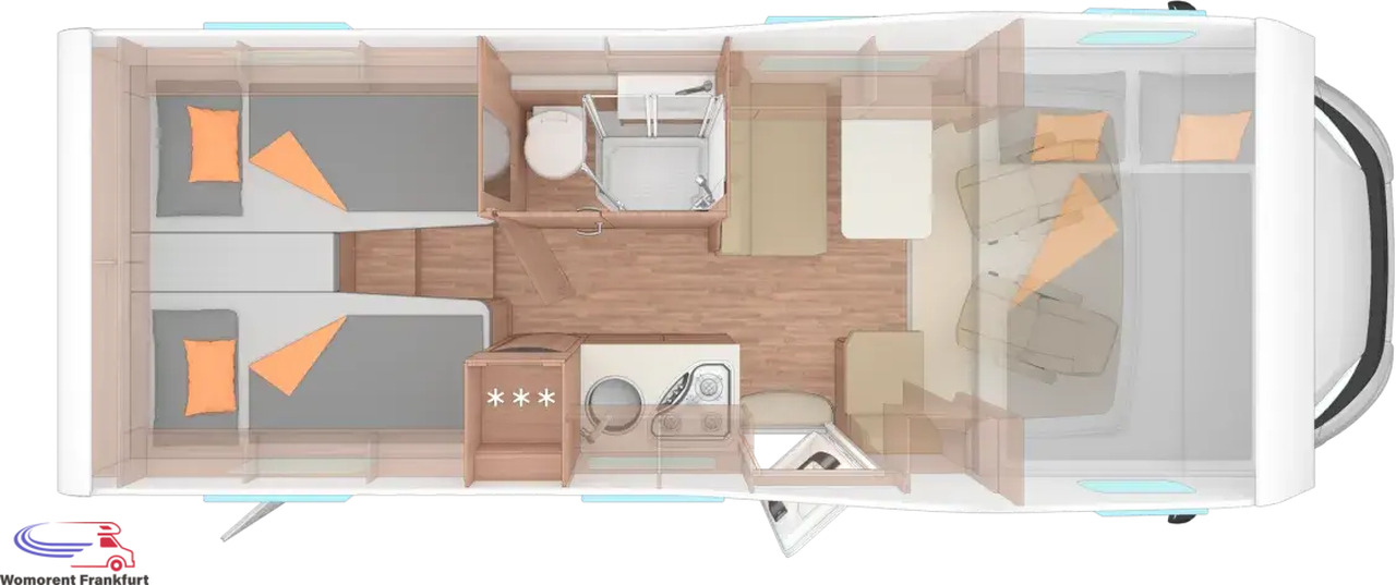 Wohnmobil Weinsberg CaraHome 650 MEG - Alcove motorhome: picture 2 Wohnmobil Weinsberg CaraHome 650 MEG - Alcove motorhome: picture 2