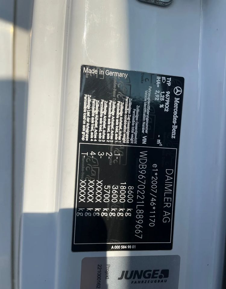 Box truck Mercedes-Benz ATEGO 816,ładowność 3,1 tony!: picture 11