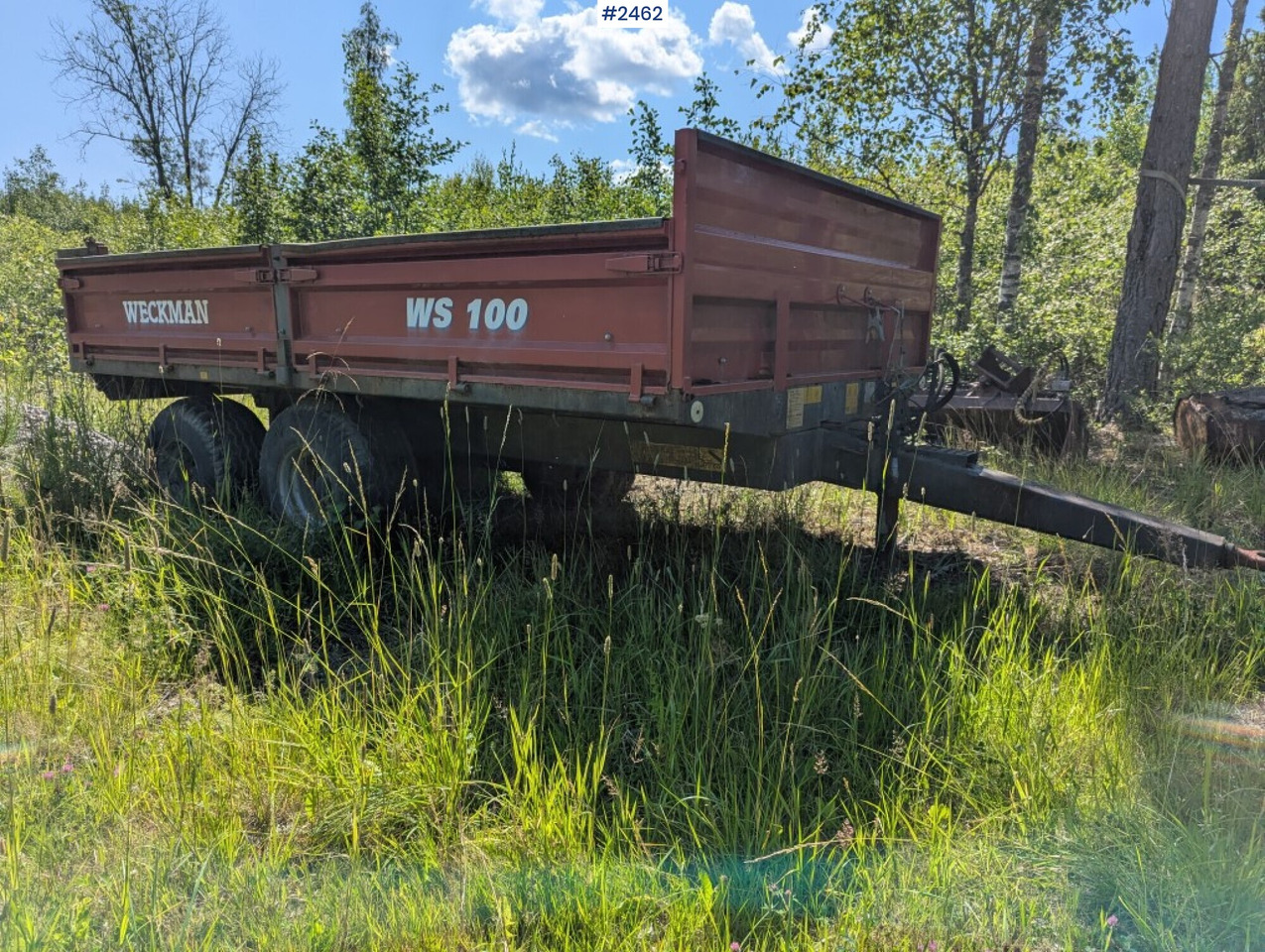 Tipper Weckman WS100 - Tipper trailer: picture 5 Tipper Weckman WS100 - Tipper trailer: picture 5
