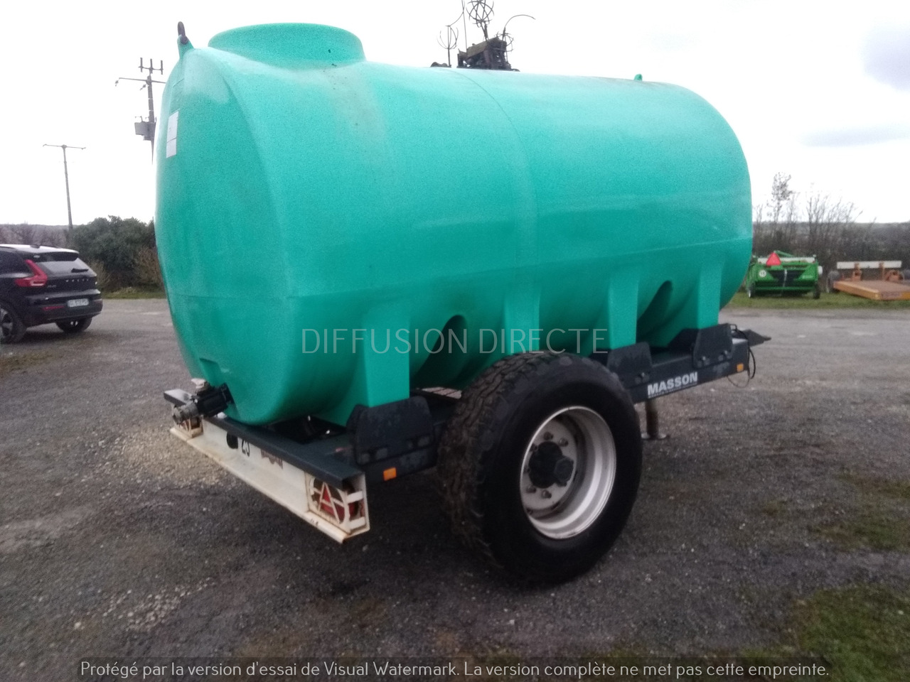 MASSON CITERNE AZOTE ET EAU MSP 80 - Tank trailer: picture 3 MASSON CITERNE AZOTE ET EAU MSP 80 - Tank trailer: picture 3