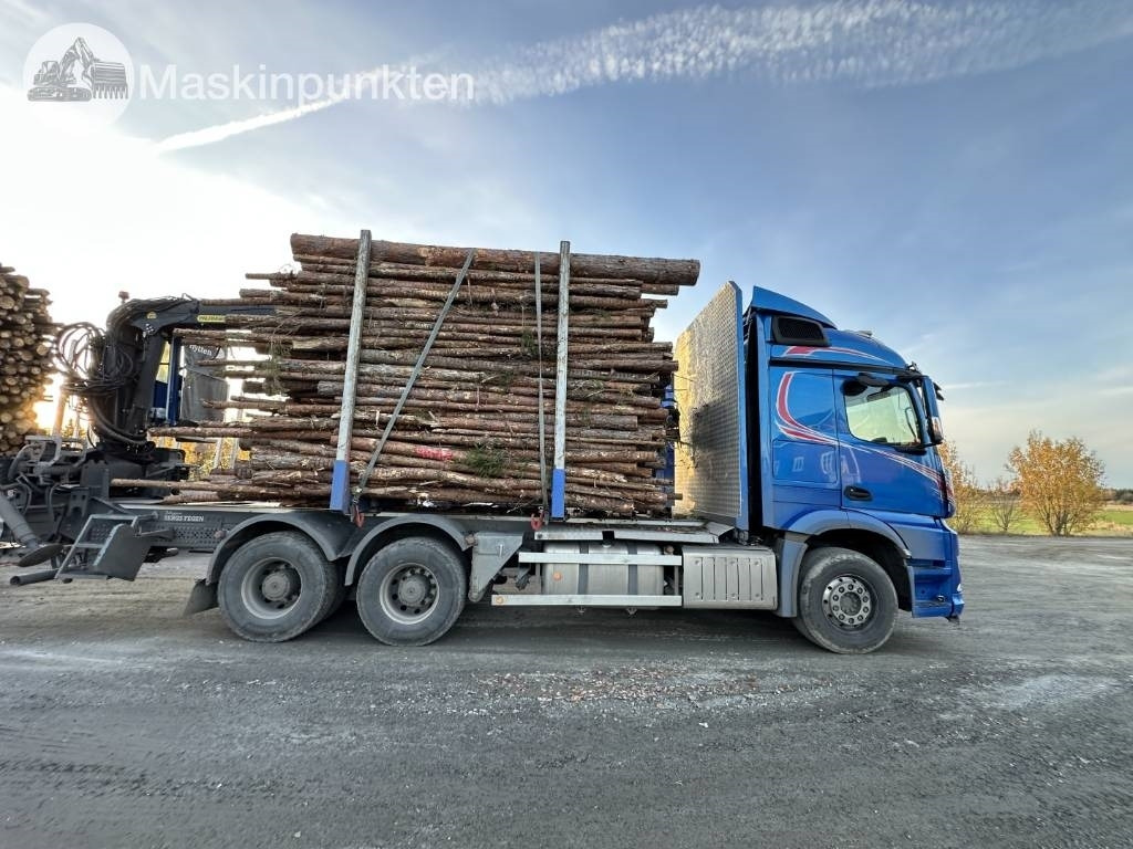 Mercedes-Benz Arocs 2858 timmerbil med kran - Timber truck: picture 4 Mercedes-Benz Arocs 2858 timmerbil med kran - Timber truck: picture 4