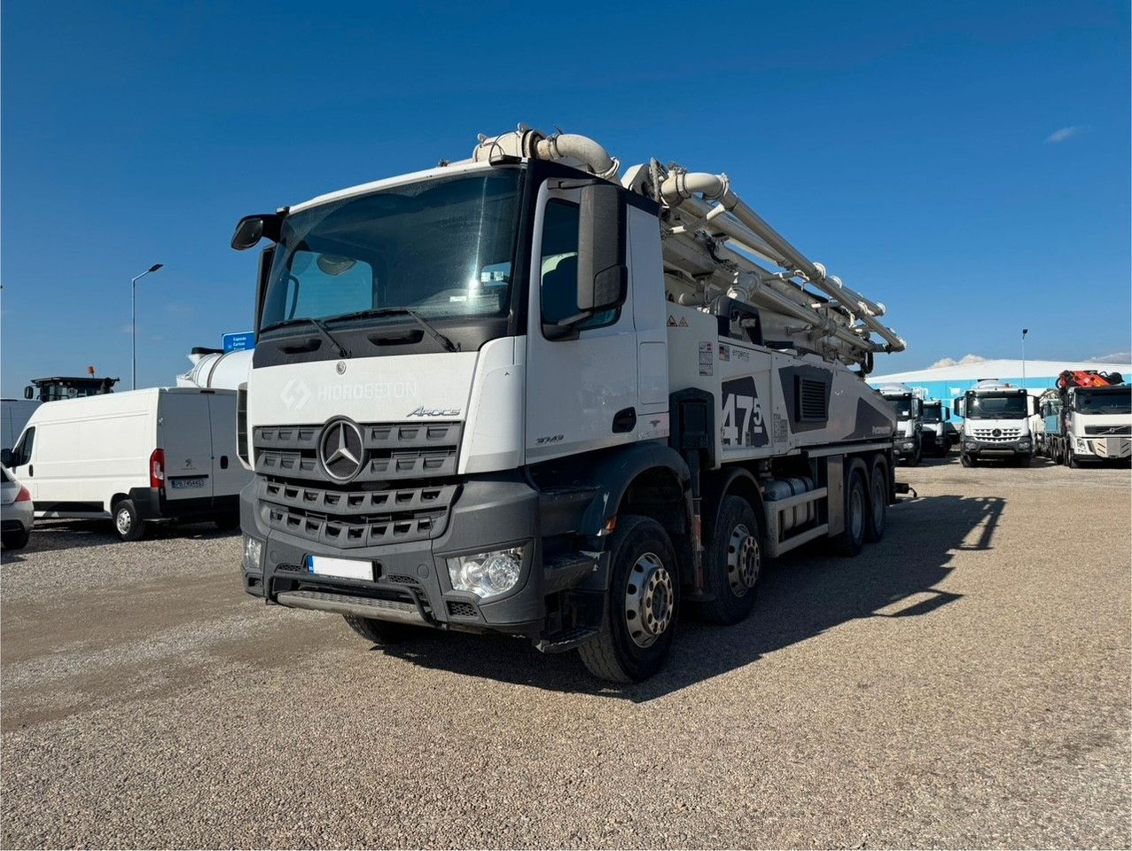 Mercedes-Benz AROCS 3743 PUTZMEISTER M47-5 - Concrete pump truck: picture 3 Mercedes-Benz AROCS 3743 PUTZMEISTER M47-5 - Concrete pump truck: picture 3