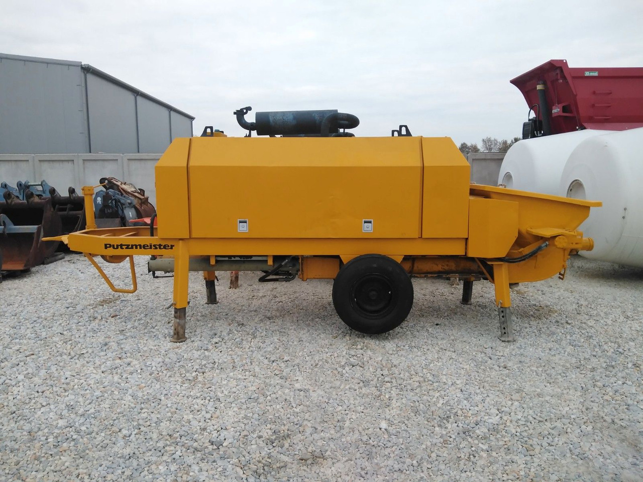 PUTZMEISTER BSA 1407 D - Stationary concrete pump: picture 1 PUTZMEISTER BSA 1407 D - Stationary concrete pump: picture 1