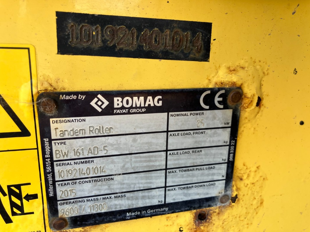 BOMAG DE BW 161 AD-5 Stage IIIb/Tier 4i - Road roller: picture 2 BOMAG DE BW 161 AD-5 Stage IIIb/Tier 4i - Road roller: picture 2