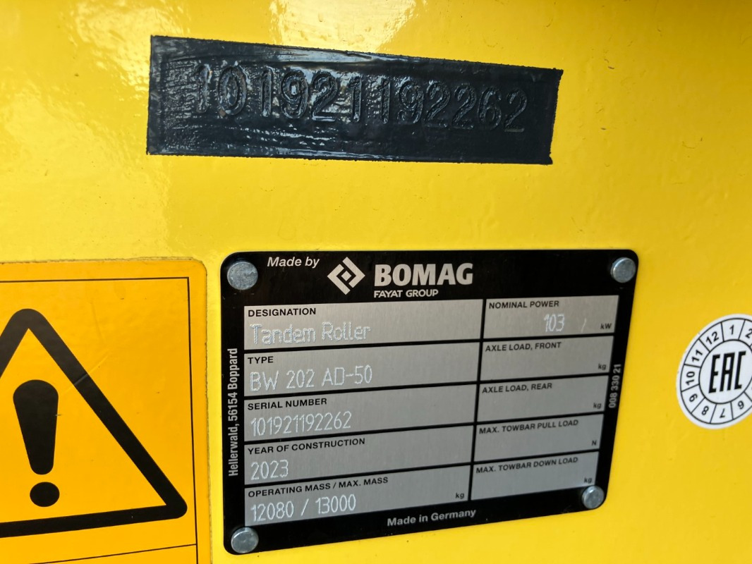 BOMAG DE BW 202 AD-50 Stage II/Tier 2 - Road roller: picture 2 BOMAG DE BW 202 AD-50 Stage II/Tier 2 - Road roller: picture 2