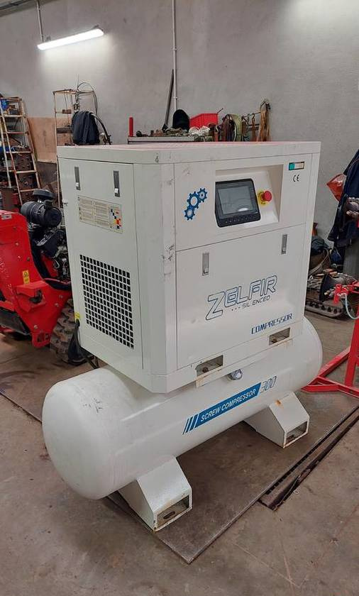 Nowy kompresor śrubowy Zelfir 7.5 kW 1100l/min zbiornik - Air compressor: picture 1 Nowy kompresor śrubowy Zelfir 7.5 kW 1100l/min zbiornik - Air compressor: picture 1