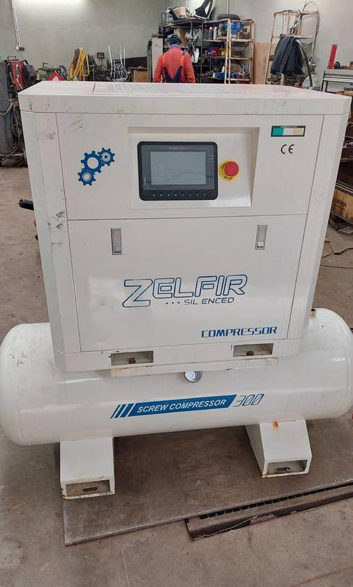 Nowy kompresor śrubowy Zelfir 7.5 kW 1100l/min zbiornik - Air compressor: picture 2 Nowy kompresor śrubowy Zelfir 7.5 kW 1100l/min zbiornik - Air compressor: picture 2