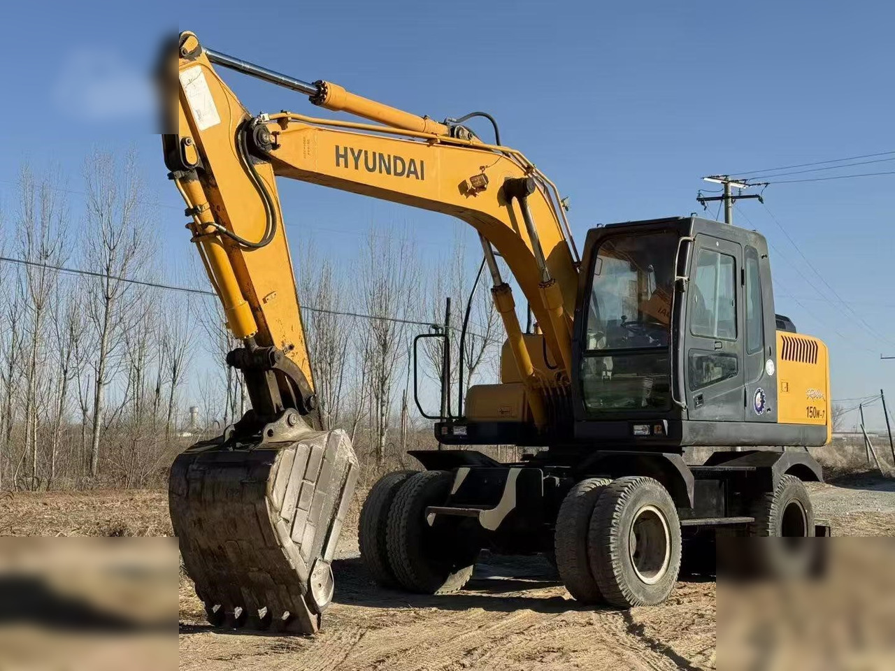 HYUNDAI ROBEX 150W-7A - Wheel excavator: picture 3 HYUNDAI ROBEX 150W-7A - Wheel excavator: picture 3