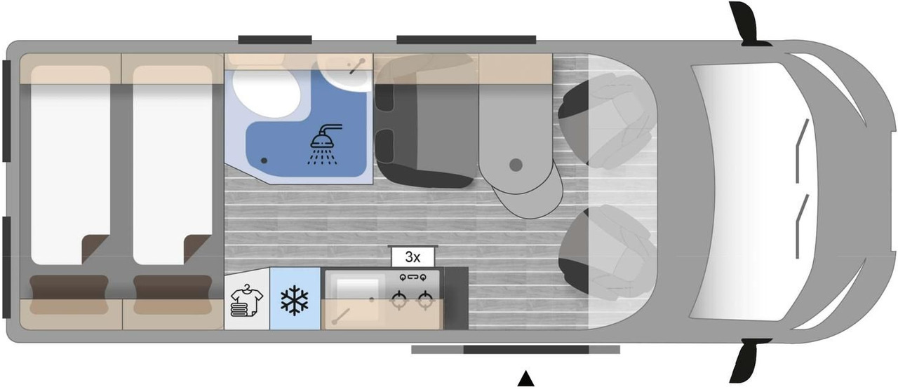 Clever Celebration 600 MJ24*AHK*MARKISE*ACC*R-KAM*RADIO - Camper van: picture 3 Clever Celebration 600 MJ24*AHK*MARKISE*ACC*R-KAM*RADIO - Camper van: picture 3