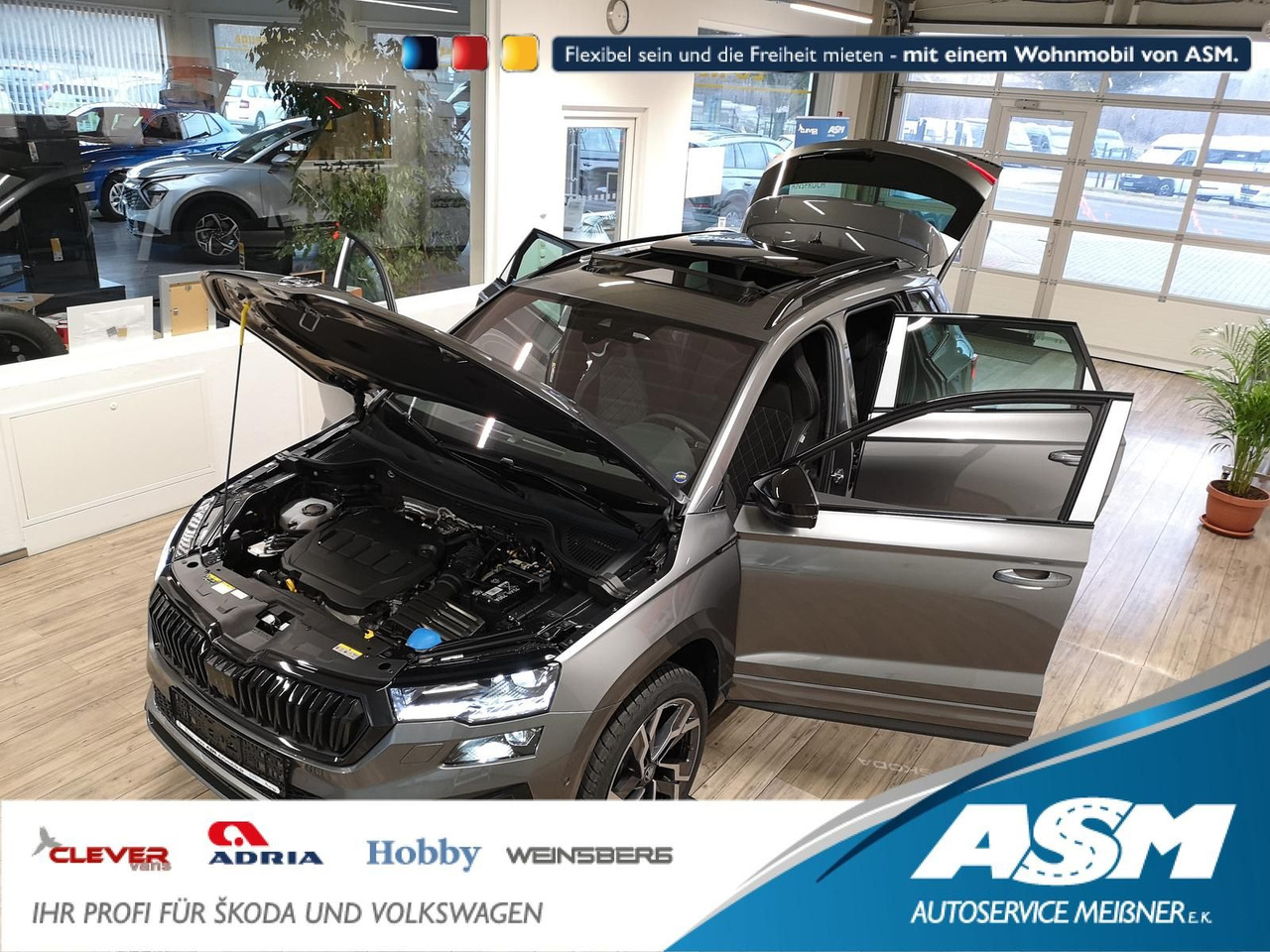 Skoda Karoq Sportline 2,0TDI DSG 4x4*PSD*AHK*360°*NAVI - SUV: picture 1 Skoda Karoq Sportline 2,0TDI DSG 4x4*PSD*AHK*360°*NAVI - SUV: picture 1