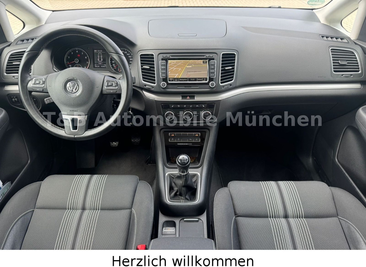 Passenger van Volkswagen Sharan Match BMT*6-Si*Leder*Navi*Kamera*44.000km: picture 10