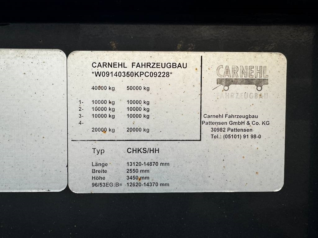 Carnehl SANH KIPPER CHKS/HH - Tipper semi-trailer: picture 4 Carnehl SANH KIPPER CHKS/HH - Tipper semi-trailer: picture 4