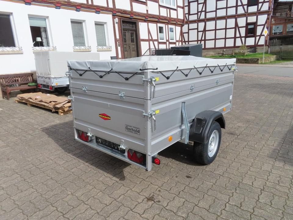 Böckmann, PKW Anhänger, 1,35 to,Kastenasufsatz,100 km/h, Plane - Car trailer: picture 3 Böckmann, PKW Anhänger, 1,35 to,Kastenasufsatz,100 km/h, Plane - Car trailer: picture 3