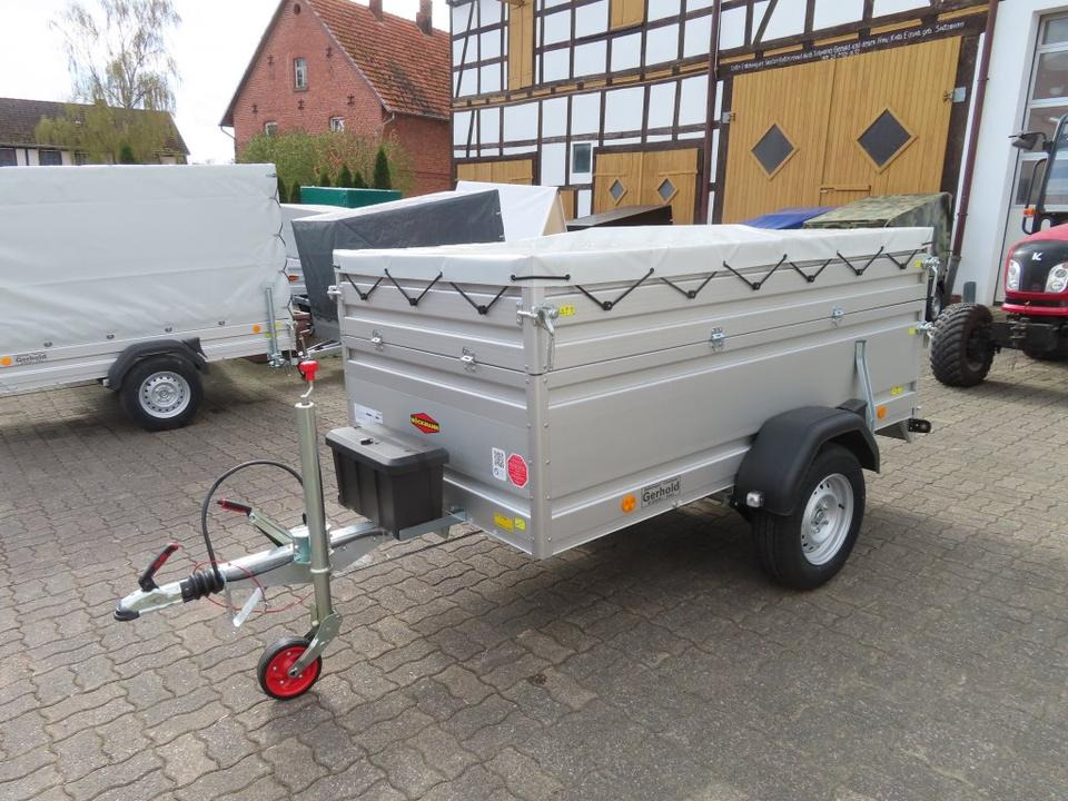 Böckmann, PKW Anhänger, 1,35 to,Kastenasufsatz,100 km/h, Plane - Car trailer: picture 2 Böckmann, PKW Anhänger, 1,35 to,Kastenasufsatz,100 km/h, Plane - Car trailer: picture 2