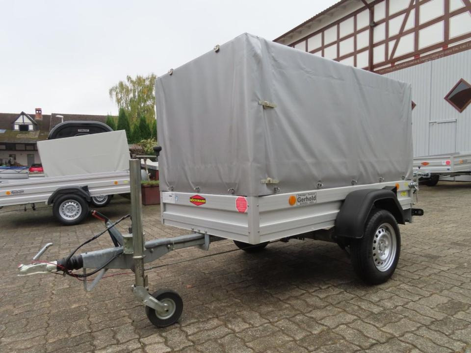 Böckmann PKW-Anhänger, 1000 kg, Plane u. Spriegel 100km/h - Car trailer: picture 2 Böckmann PKW-Anhänger, 1000 kg, Plane u. Spriegel 100km/h - Car trailer: picture 2