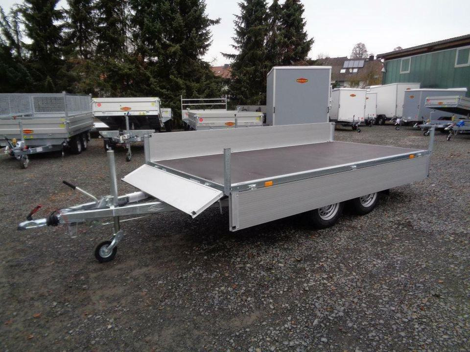 Böckmann PKW-Anhänger , 2,0 to. Hochlader, 100 km/h - Dropside/ Flatbed trailer: picture 4 Böckmann PKW-Anhänger , 2,0 to. Hochlader, 100 km/h - Dropside/ Flatbed trailer: picture 4